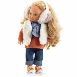 Clearance Djeco Pomea dukketøj - Vest & ørevarmere