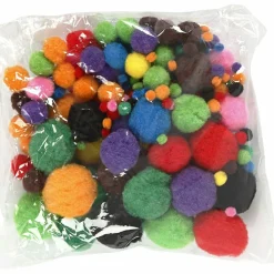 Best Creativ Company Pomponer (ass. farver), 42 gr.