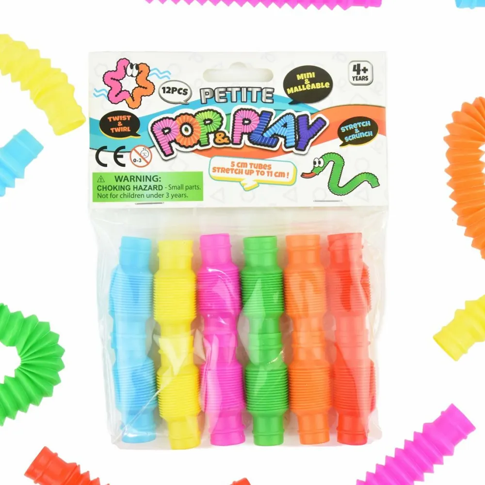 New Pop & Play tubes, 12 stk