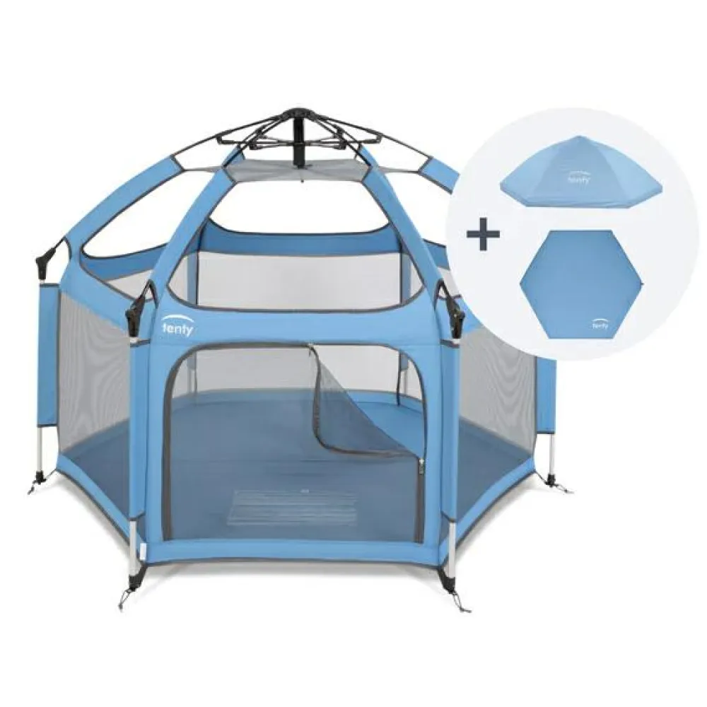 Pop-up hyggehule - Lyseblå