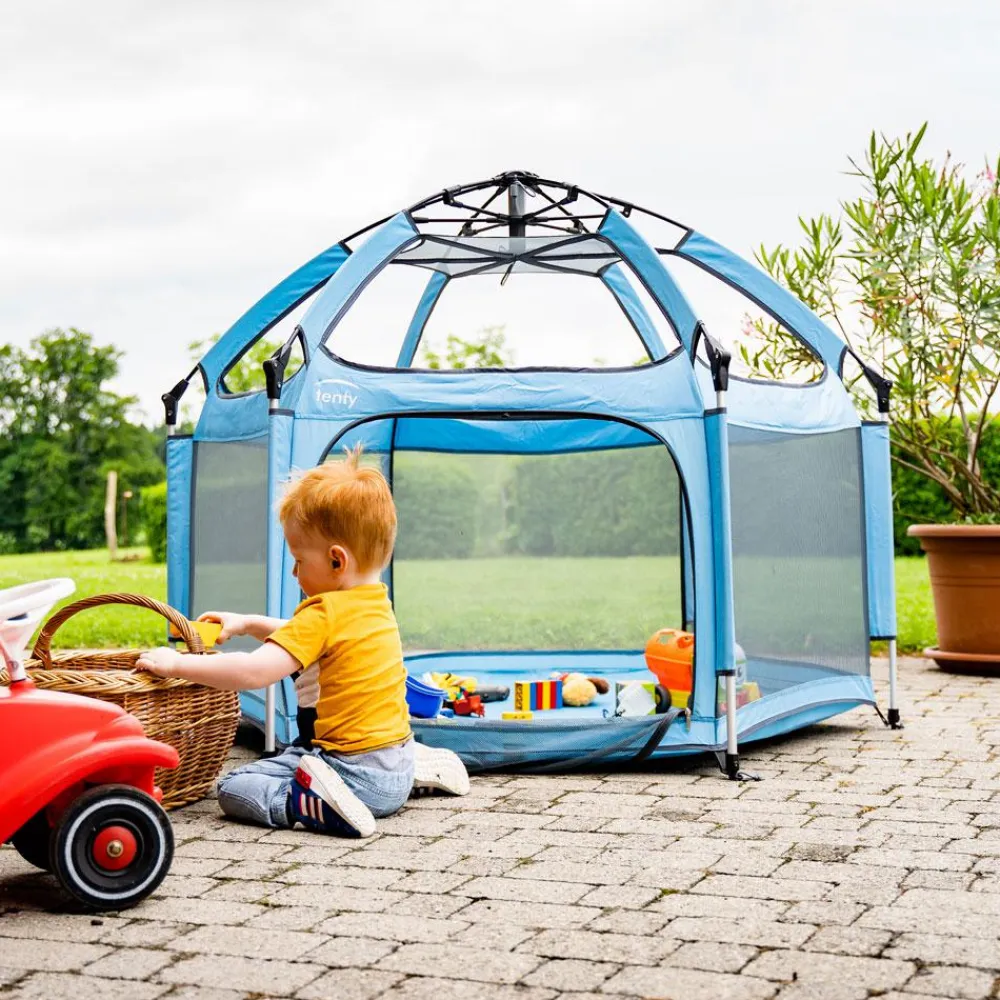 Pop-up hyggehule - Lyseblå