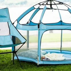 Pop-up hyggehule - Lyseblå