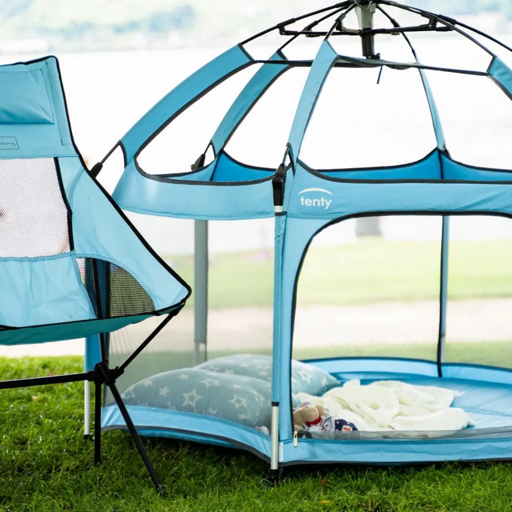 Pop-up hyggehule - Lyseblå