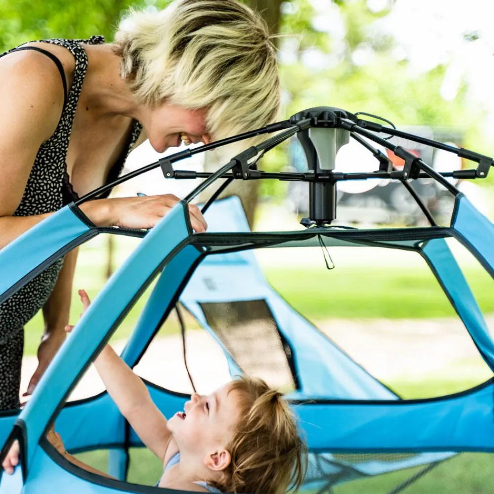 Pop-up hyggehule - Lyseblå