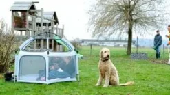 Pop-up hyggehule - Lyseblå