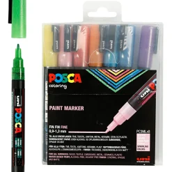 Sale Posca tusser PC-3M - Glitter, 8 stk.