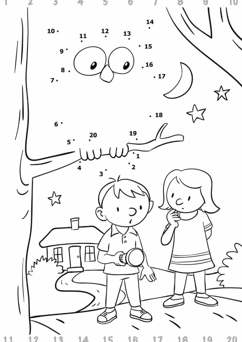 Discount Forlaget Bolden Prik til prik 1-20 - Kano