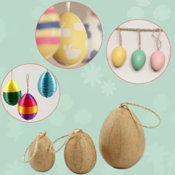 Best Creativ Company Påskeæg af karton, 6 stk.
