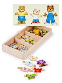 Melissa & Doug Puslespil - Mix & Match Bjørnefamilie