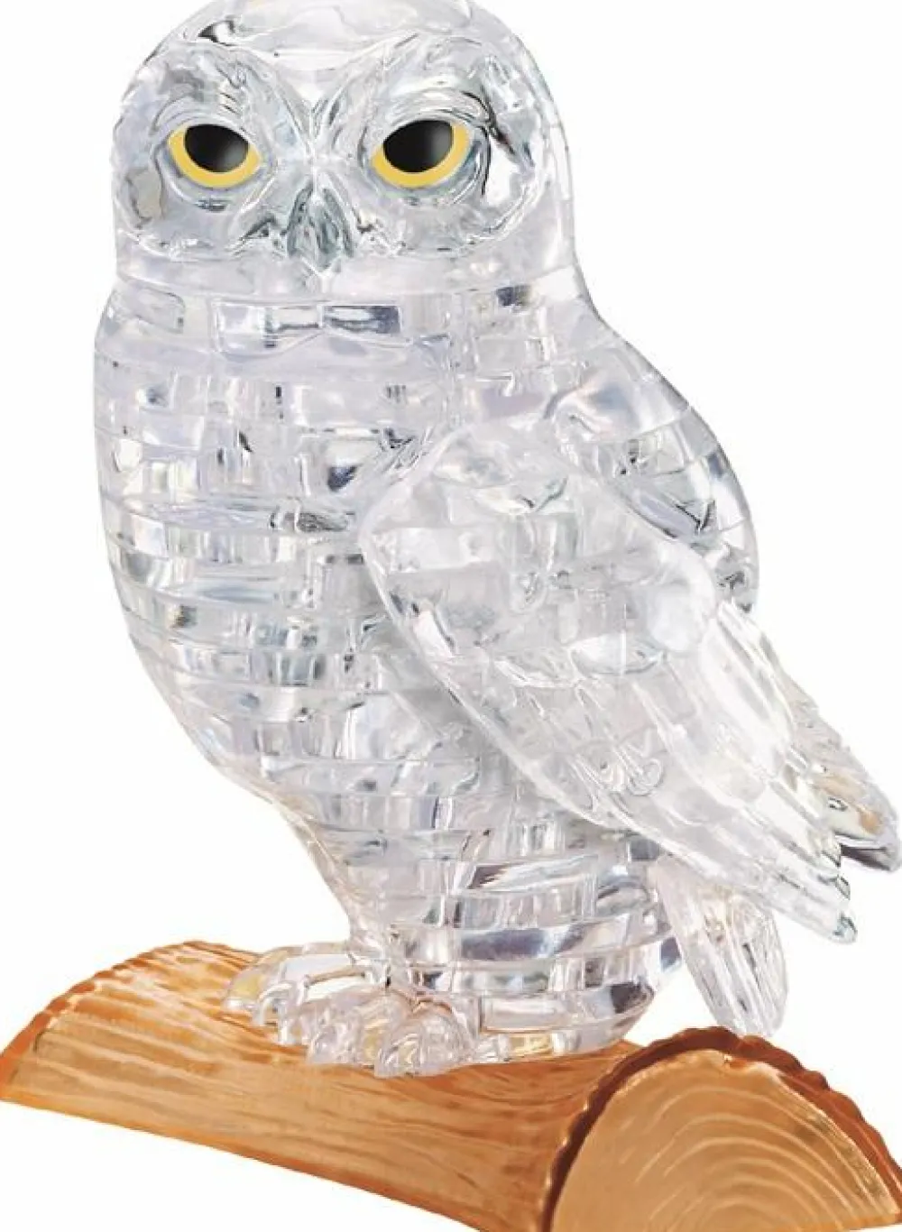 Hot Puslespil 3D krystal - Ugle, 42 dele