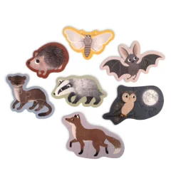 New Filibabba Puslespil 7-i-1 - Skovens dyr