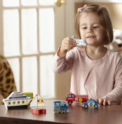 Discount Melissa & Doug Puslespil Jumbo - Køretøjer