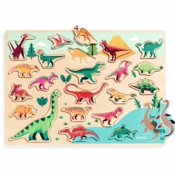 Clearance Djeco Puslespil m. 22 brikker - Dinosaurer