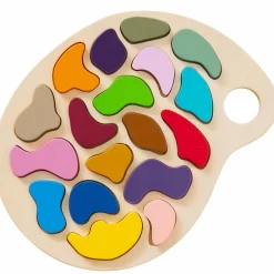 Discount Puslespil m. 18 brikker - Kunstnerens palet