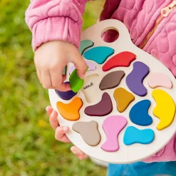 Discount Puslespil m. 18 brikker - Kunstnerens palet