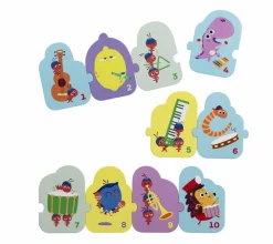 Sale DR / Danmarks Radio Puslespil m. 10 brikker - Pindsvinet Børste