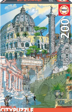 New educa Puslespil m. 200 brikker - Rom