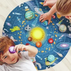 Sale Hape Puslespil m. 100 brikker - Solsystemet