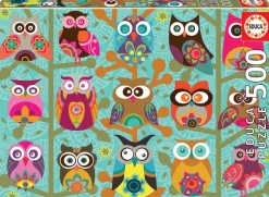 Sale educa Puslespil m. 500 brikker - Ugler