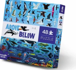 Online Crocodile Creek Puslespil m. 48 brk. - Over/Under - Himmel & hav