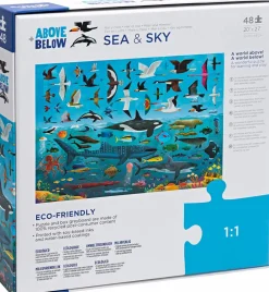 Online Crocodile Creek Puslespil m. 48 brk. - Over/Under - Himmel & hav