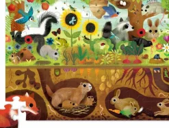 Discount Crocodile Creek Puslespil m. 48 brk. - Over/Under - I baghaven