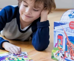 Outlet Crocodile Creek Puslespil m. 48 brk. - På museum: Dinosaurer