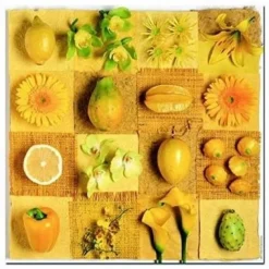 Online educa Puslespil m. 3 x 500 brikker - Frugt & blomster