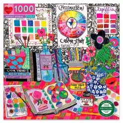 Clearance eeBoo Puslespil med 1.000 brikker - Artist Studio