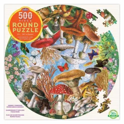 Best eeBoo Puslespil med 500 brikker - Svampe & sommerfugle