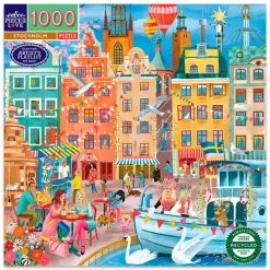 Online eeBoo Puslespil med 1.000 brikker - Stockholm