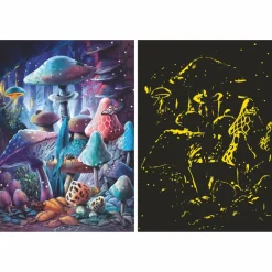 New Puslespil med 500 brk. - Svampe i måneskær