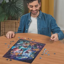 New Puslespil med 500 brk. - Svampe i måneskær