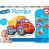 New educa Puslespil med køretøjer - fra 2 år