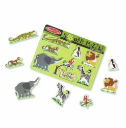 Discount Melissa & Doug Puslespil med lyd - Zoo