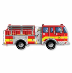 Melissa & Doug Puslespil til gulv - 24 brikker Brandbil