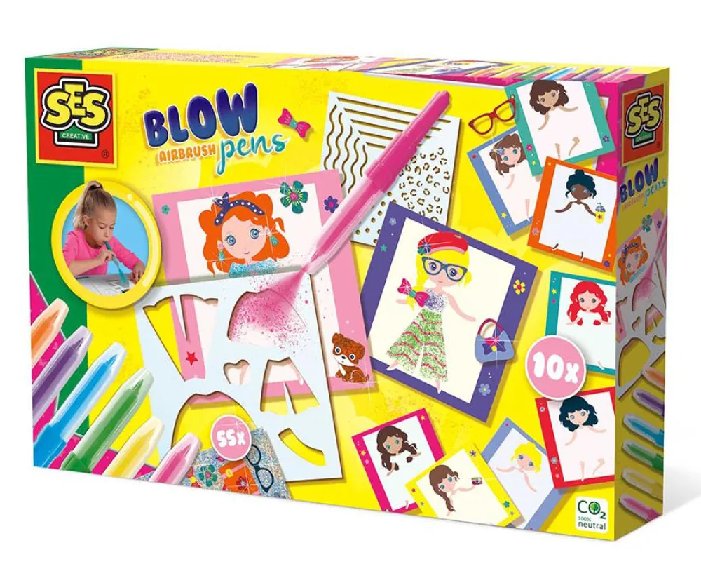 SES Creative Pustetusser aktivitetssæt - Modedesigner