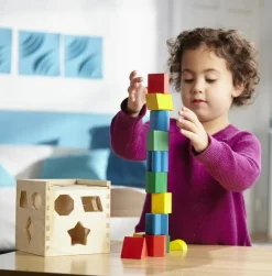 Melissa & Doug Puttekasse med geometriske klodser