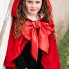 Discount Great Pretenders Rødhættekappe med stor sløjfe, str. 4-6 år