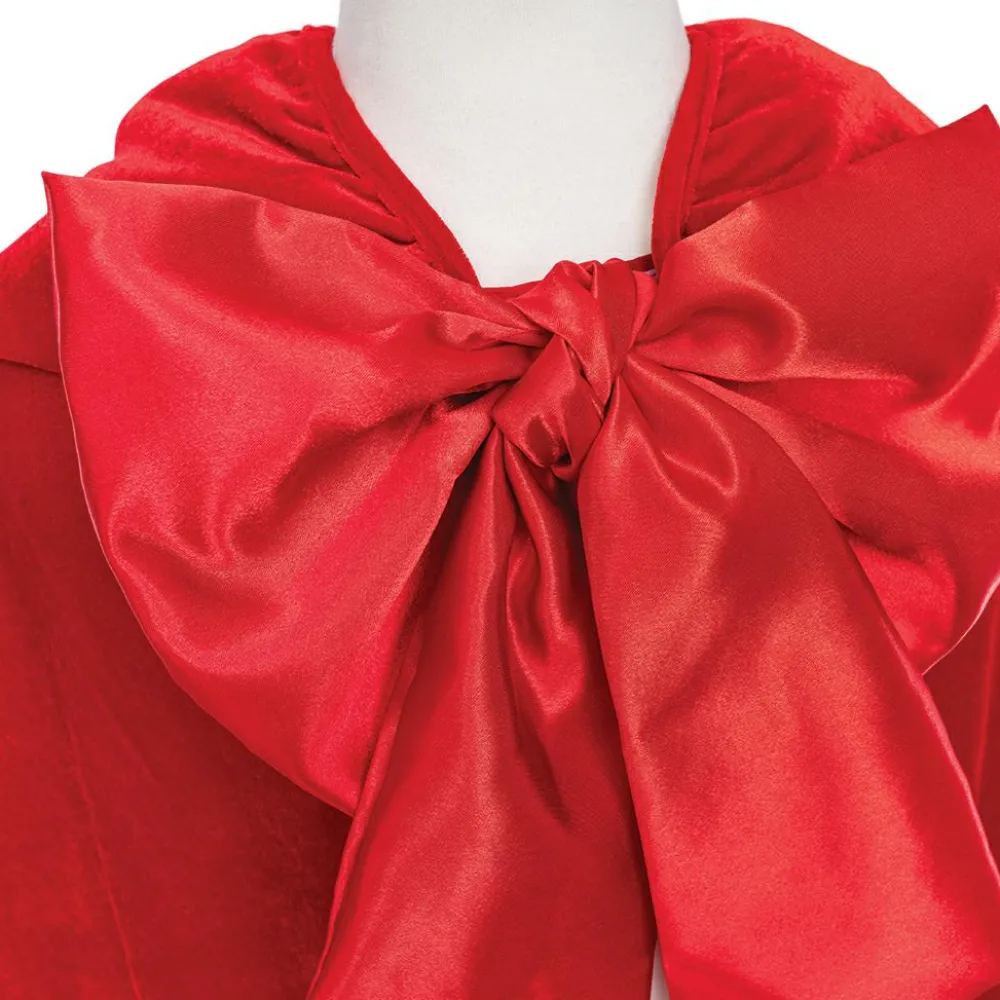 Discount Great Pretenders Rødhættekappe med stor sløjfe, str. 4-6 år