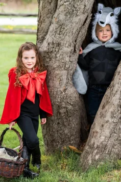 Discount Great Pretenders Rødhættekappe med stor sløjfe, str. 4-6 år