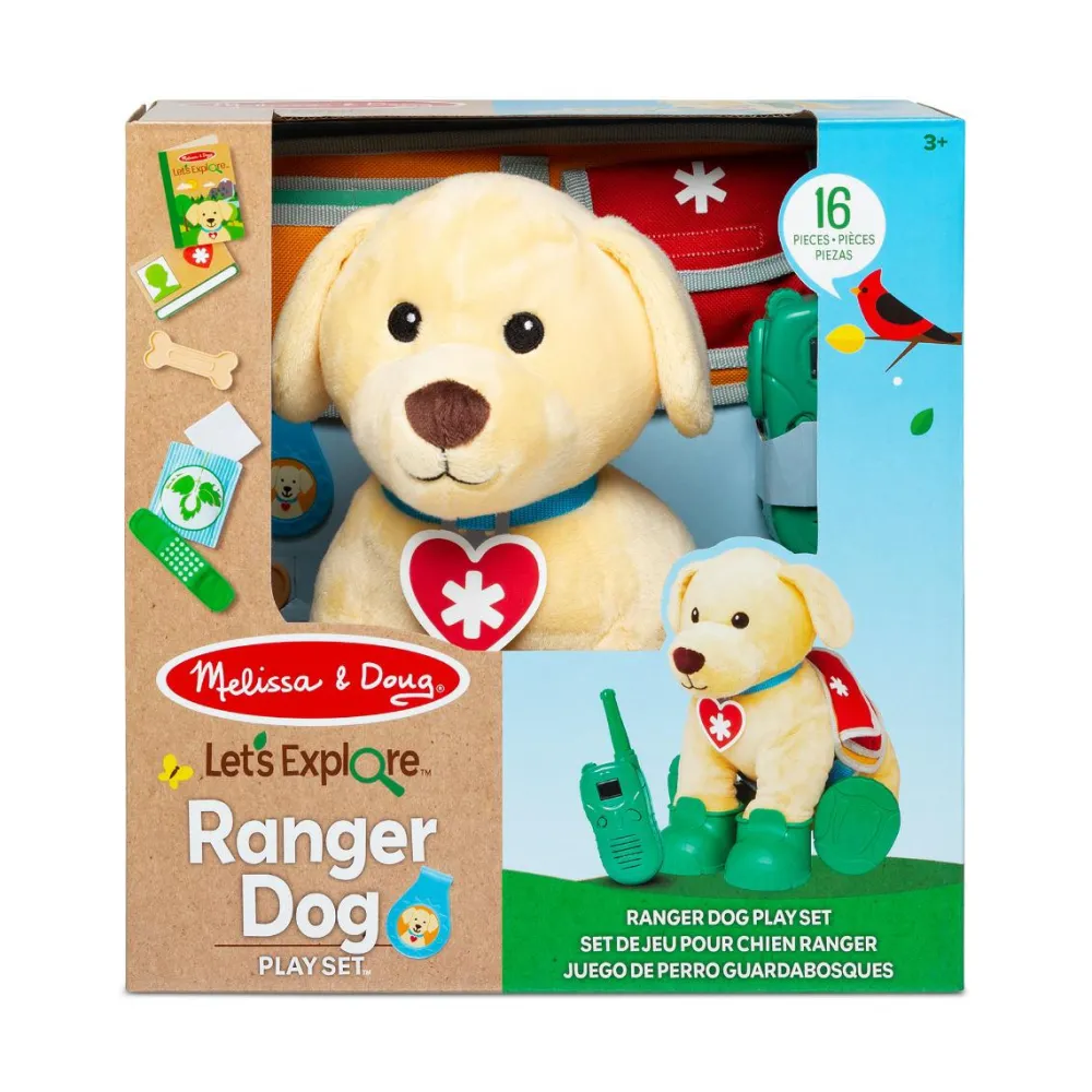 New Melissa & Doug Redningshund inkl. tilbehør