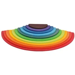 New Regnbue af træ - Halvcirkel, 11 dele