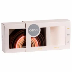 Sale Dëna Regnbue i silikone - Jordfarver, 10 dele