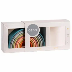 New Dëna Regnbue i silikone - Natur, 10 dele