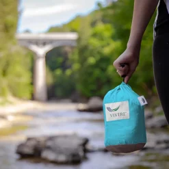 Best Rejsehængekøje dobbelt (nylon) - Turkis