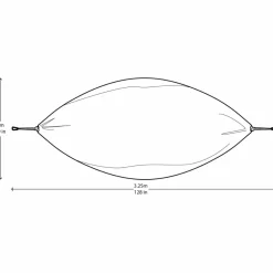 Best Rejsehængekøje dobbelt (nylon) - Turkis