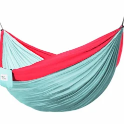 Sale Rejsehængekøje dobbelt (nylon) - Lyseblå