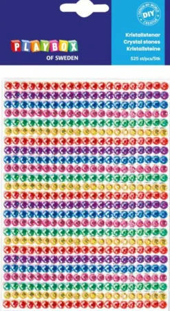 Playbox Rhinsten (selvklæbende), 1 ark