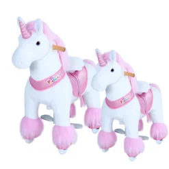 Best PonyCycle Rid Selv - Enhjørning pink, Small